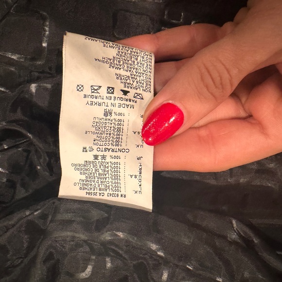 Vintage Diesel genuine lambskin leather jacket size small - Picture 4 of 6